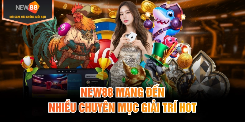 New88 mang đến nhiều chuyên mục giải trí hot